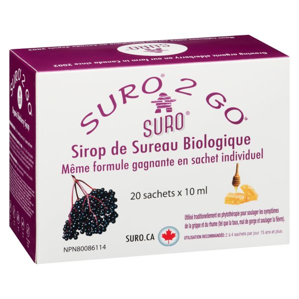 SURO 2 GO Organic Elderberry syrup (20 sachets) - Image 2